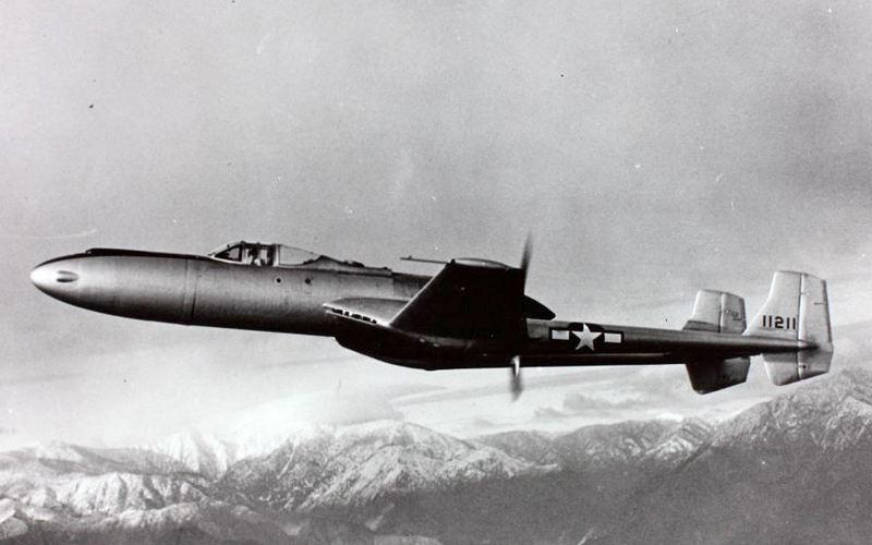 Illustration for article titled Airplane Tales – Request for Data R-40C: The Vultee XP-54 "Swoose Goose"